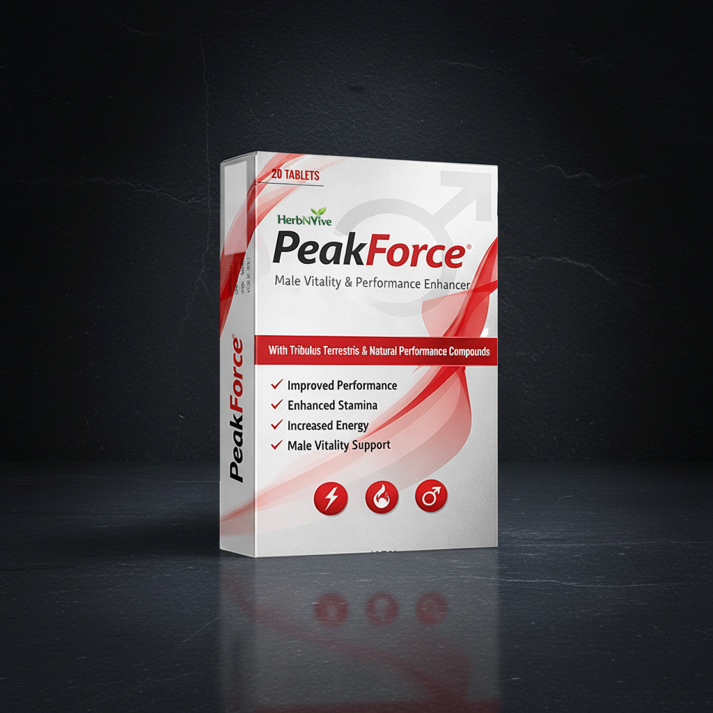 PeakForce on dark slate background